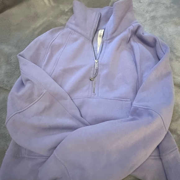 lululemon athletica Purple funnel neck zip up. - Picture 5 of 5